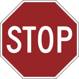 stop sign