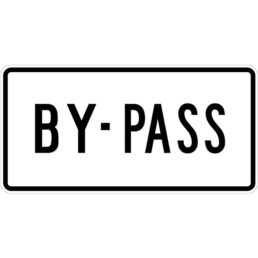 By-pass sign