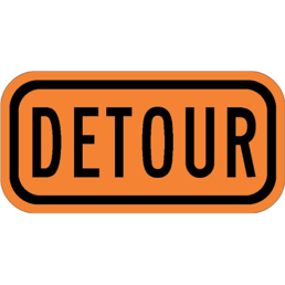 Detour sign