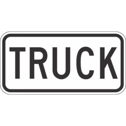 Truck sign