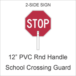 2 sided stop sign